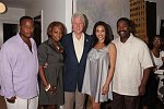 Morris Reid, Star Jones, William Clinton, Jaci Reid, Alvin Brown
