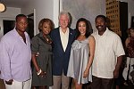 Morris Reid, Star Jones, William Clinton, Jaci Reid, Alvin Brown