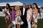 Miss USA 2007 Rachel Smith, Steven Carl, Tara Connor, Donald Trump, Melania Knauss, Miss Universe 2007 Riyo Mori 