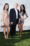Miss Universe 2007 Riyo Mori,Donald Trump, Miss USA 2007 Rachel Smith