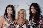 Miss Universe 2007 Riyo Mori, MIss USA 2006 Tara Connor, Miss USA 2007 Rachel Smith
