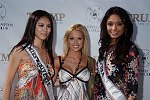 Miss Universe 2007 Riyo Mori, MIss USA 2006 Tara Connor, Miss USA 2007 Rachel Smith