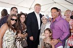 Donald Trump with the Carl Family