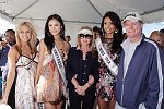 Tara Connor,   Miss Universe 2007 Riyo Mori, Kathy Hilton,   Miss USA 2007 Rachel Smith, Rick Hilton