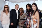 Melania Trump, Donald Trump, Star Jones, Miss USA 2007 Rachel Smith,  Miss Universe 2007 Riyo Mori.