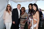 Melania Trump, Donald Trump, Star Jones, Miss USA 2007 Rachel Smith,  Miss Universe 2007 Riyo Mori.