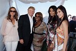 Melania Trump, Donald Trump, Star Jones, Miss USA 2007 Rachel Smith,  Miss Universe 2007 Riyo Mori.