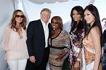 Melania Trump, Donald Trump, Star Jones, Miss USA 2007 Rachel Smith,  Miss Universe 2007 Riyo Mori.